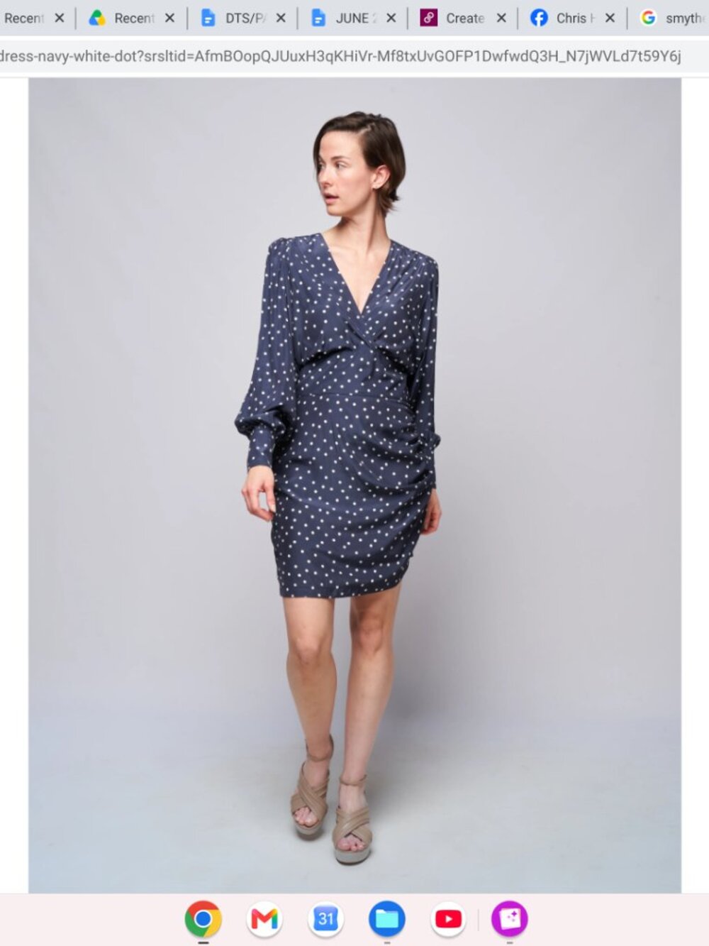 SMYTHE Polka Dot Dress